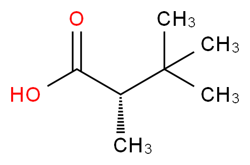 (S)-2,3,3-TriMethylbutanoic acid_分子结构_CAS_13332-31-5)