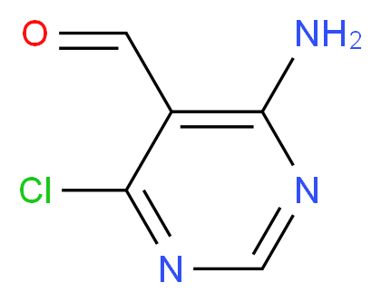 4-Amino-6-chloro-5-pyrimidinecarbaldehyde_分子结构_CAS_14160-93-1)