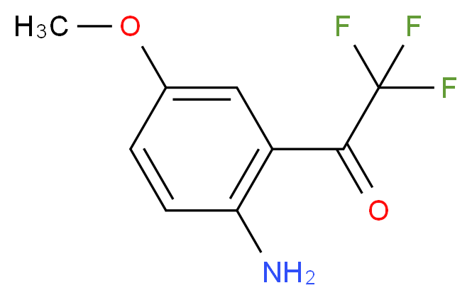 2'-Amino-5'-methoxy-2,2,2-trifluoroacetophenone_分子结构_CAS_205756-71-4)