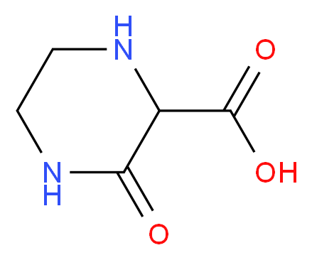 3-OXO-PIPERAZINE-2-CARBOXYLIC ACID_分子结构_CAS_925890-01-3)