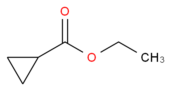 ethyl cyclopropanecarboxylate_分子结构_CAS_4606-07-9