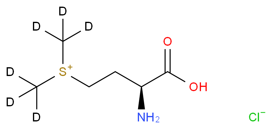 L-Methionine-S-methyl Sulfonium Chloride-d6_分子结构_CAS_362049-54-5)