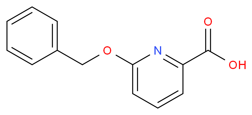 6-(Benzyloxy)pyridine-2-carboxylic acid_分子结构_CAS_149744-21-8)