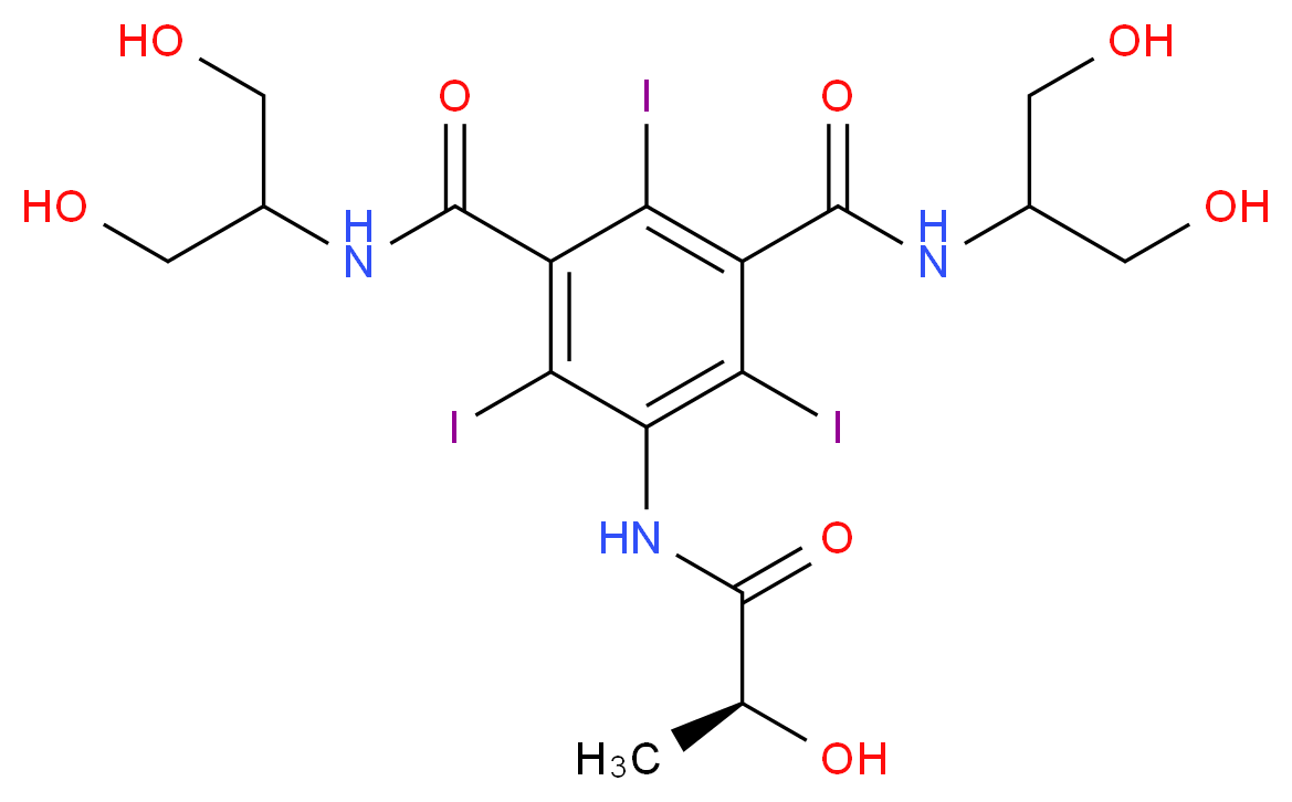 Iopamidol_分子结构_CAS_60166-93-0)