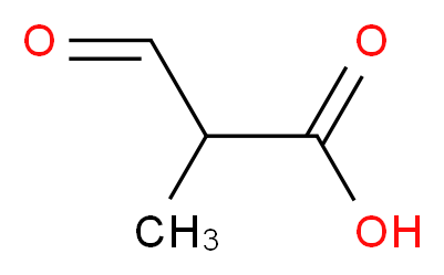 2-Methyl-3-oxopropanoic acid_分子结构_CAS_6236-08-4)