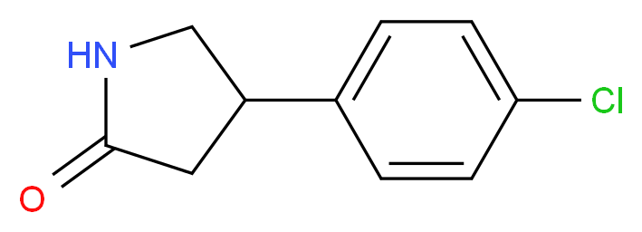 4-(4-chlorophenyl)pyrrolidin-2-one_分子结构_CAS_22518-27-0)