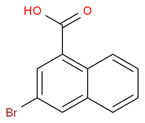 3-Bromo-naphthalene-1-carboxylic acid_分子结构_CAS_16726-66-2)