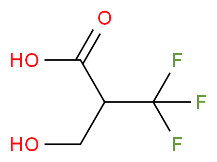 3-Hydroxy-2-(trifluoromethyl)propanoic acid_分子结构_CAS_382-43-4)