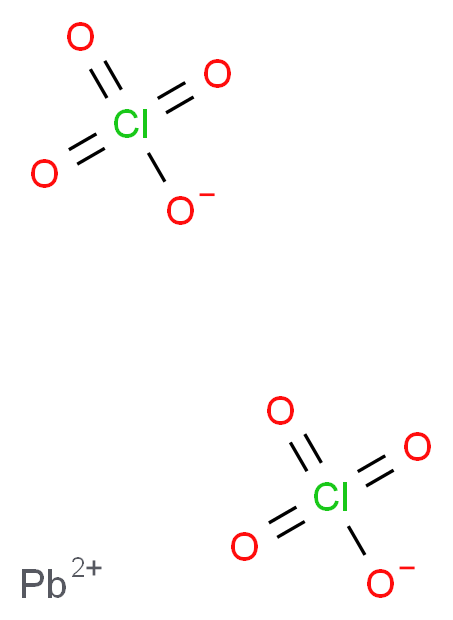 $l^{2}-lead(2+) ion diperchlorate_分子结构_CAS_13637-76-8