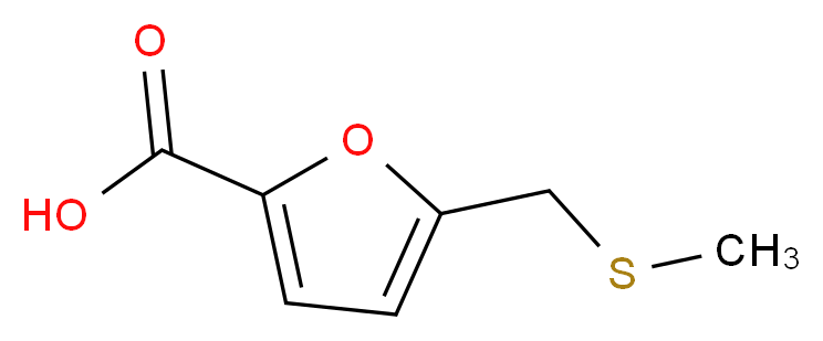 5-[(methylthio)methyl]-2-furoic acid_分子结构_CAS_94084-70-5)