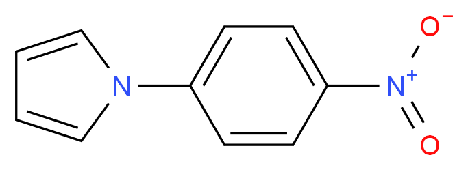1-(4-Nitrophenyl)-1H-pyrrole_分子结构_CAS_4533-42-0)