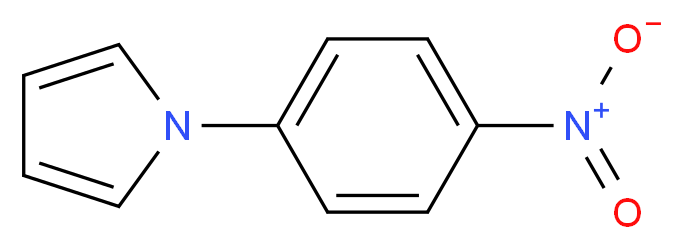 1-(4-nitrophenyl)-1H-pyrrole_分子结构_CAS_4533-42-0