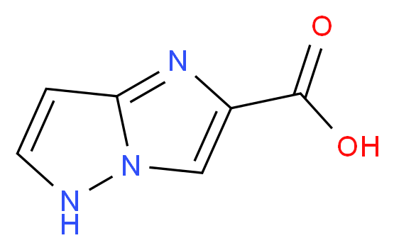 5H-Imidazo[1,2-b]pyrazole-2-carboxylic acid_分子结构_CAS_914637-58-4)