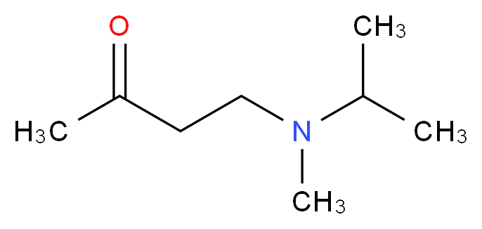 4-[methyl(propan-2-yl)amino]butan-2-one_分子结构_CAS_)