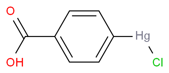 4-Chloromercuribenzoic acid_分子结构_CAS_)