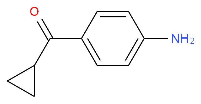 4-cyclopropanecarbonylaniline_分子结构_CAS_57189-90-9