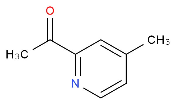 2-乙酰基-4-甲基吡啶_分子结构_CAS_59576-26-0)