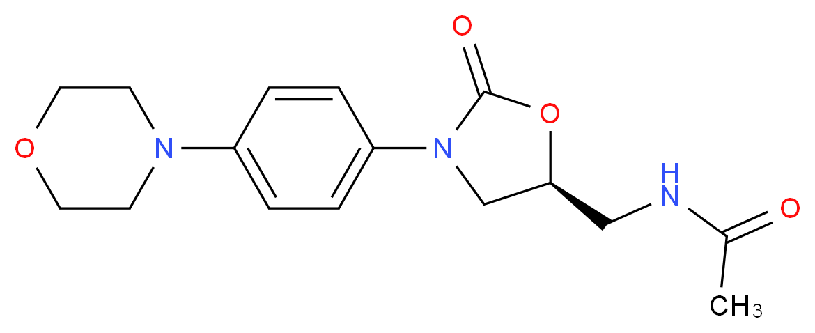 Defluoro Linezolid_分子结构_CAS_556801-15-1)