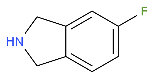 5-Fluoro-2,3-dihydro-1H-isoindole_分子结构_CAS_57584-71-1)