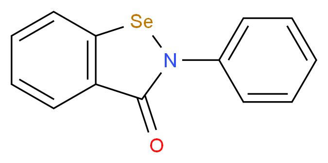 2-phenyl-2,3-dihydro-1,2-benzoselenazol-3-one_分子结构_CAS_60940-34-3