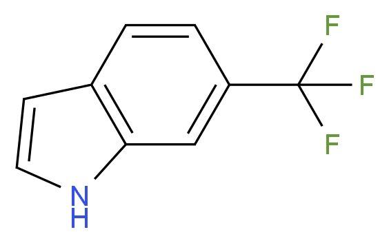 6-三氟甲基吲哚_分子结构_CAS_13544-43-9)