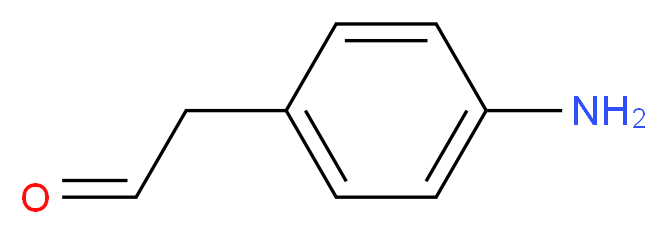 (4-AMINO-PHENYL)-ACETALDEHYDE_分子结构_CAS_204838-36-8)