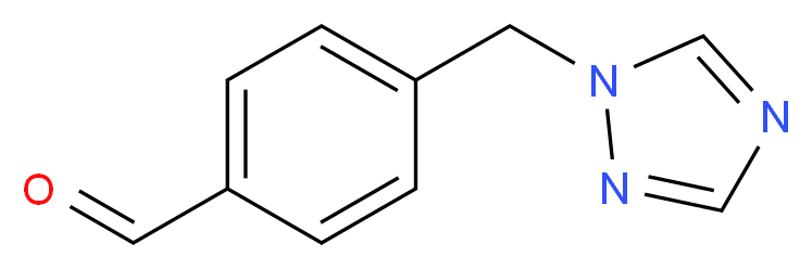 4-(1H-1,2,4-triazol-1-ylmethyl)benzaldehyde_分子结构_CAS_859850-94-5