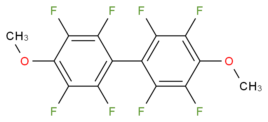 4,4'-Dimethoxyoctafluorobiphenyl 98%_分子结构_CAS_2200-71-7)