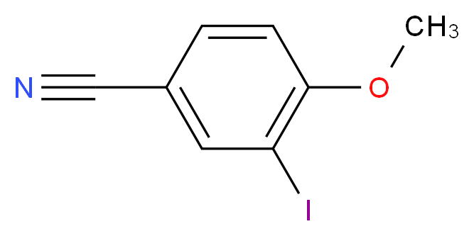 3-iodo-4-methoxybenzonitrile_分子结构_CAS_82504-06-1
