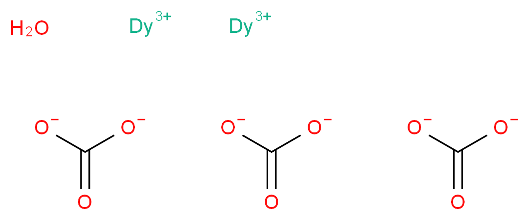 didysprosium(3+) ion hydrate tricarbonate_分子结构_CAS_38245-35-1