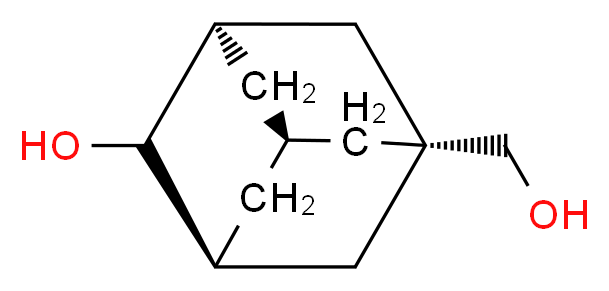 4-Hydroxy-1-hydroxymethyladmantane_分子结构_CAS_165963-56-4)