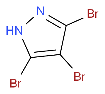3,4,5-Tribromo-1H-pyrazole_分子结构_CAS_17635-44-8)