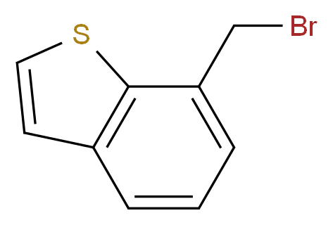 7-(bromomethyl)-1-benzothiophene_分子结构_CAS_10133-24-1