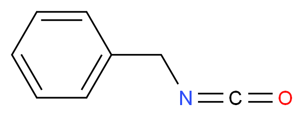 (Isocyanatomethyl)benzene_分子结构_CAS_3173-56-6)