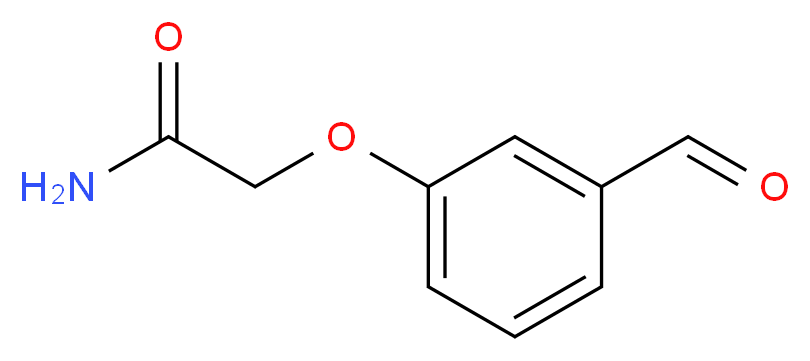 2-(3-formylphenoxy)acetamide_分子结构_CAS_849015-95-8)