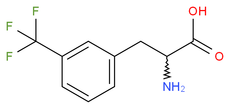 3-(Trifluoromethyl)-DL-phenylalanine_分子结构_CAS_63701-37-1)