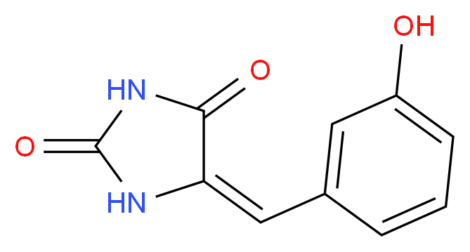 5-(3'-Hydroxybenzylidene)hydantoin_分子结构_CAS_91426-39-0)
