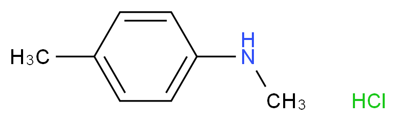 N,4-dimethylaniline hydrochloride_分子结构_CAS_2739-05-1