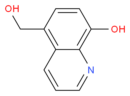 5-(Hydroxymethyl)quinolin-8-ol_分子结构_CAS_)