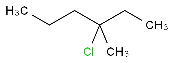 3-chloro-3-methylhexane_分子结构_CAS_43197-78-0