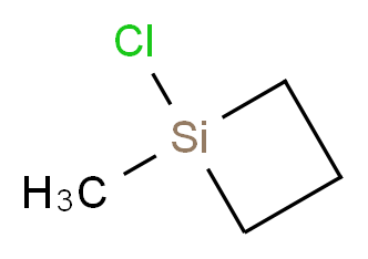 1-chloro-1-methylsiletane_分子结构_CAS_2351-34-0