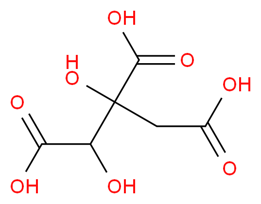 Hydroxycitric acid_分子结构_CAS_6205-14-7)