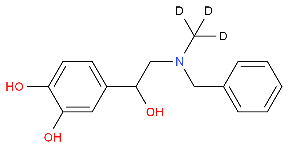 N-Benzyl Epinephrine-d3_分子结构_CAS_1095714-91-2)