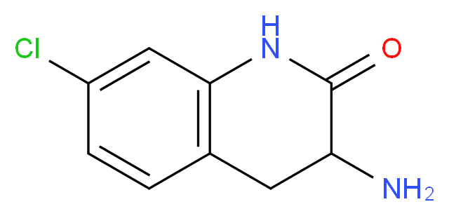 3-amino-7-chloro-1,2,3,4-tetrahydroquinolin-2-one_分子结构_CAS_56433-13-7
