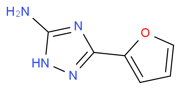 5-(furan-2-yl)-4H-1,2,4-triazol-3-amine_分子结构_CAS_3663-61-4