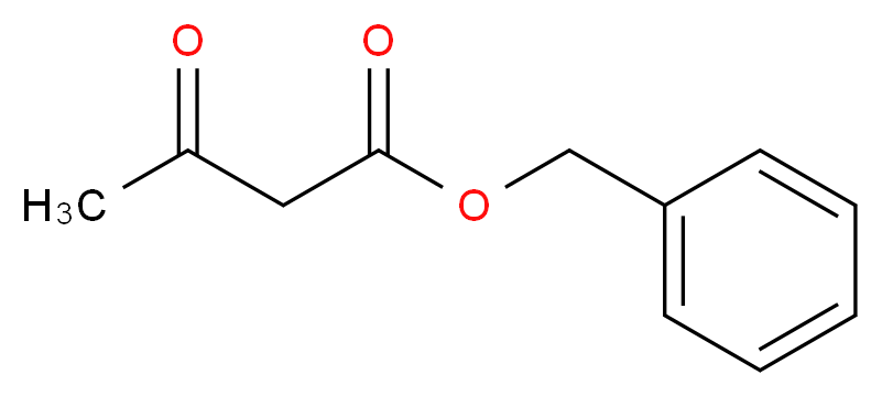 乙酰乙酸苄酯_分子结构_CAS_5396-89-4)