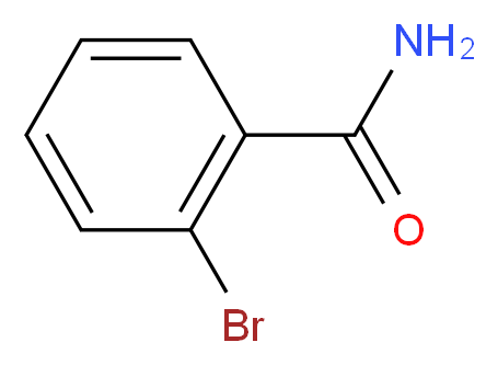 2-bromobenzamide_分子结构_CAS_4001-73-4