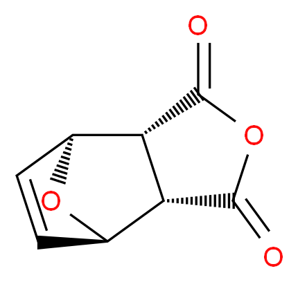 (1R,2S,6R,7S)-4,10-dioxatricyclo[5.2.1.0<sup>2</sup>,<sup>6</sup>]dec-8-ene-3,5-dione_分子结构_CAS_6118-51-0