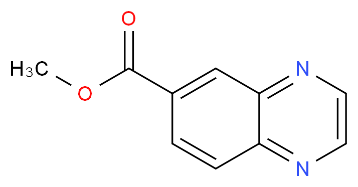 6-喹喔啉羧酸甲酯_分子结构_CAS_23088-23-5)