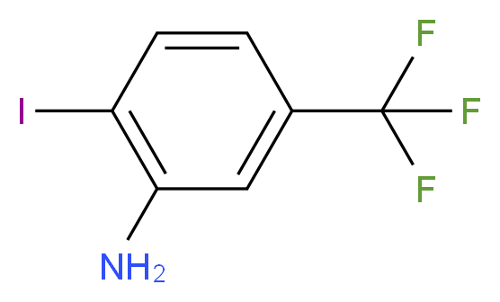 2-iodo-5-(trifluoromethyl)aniline_分子结构_CAS_105202-02-6